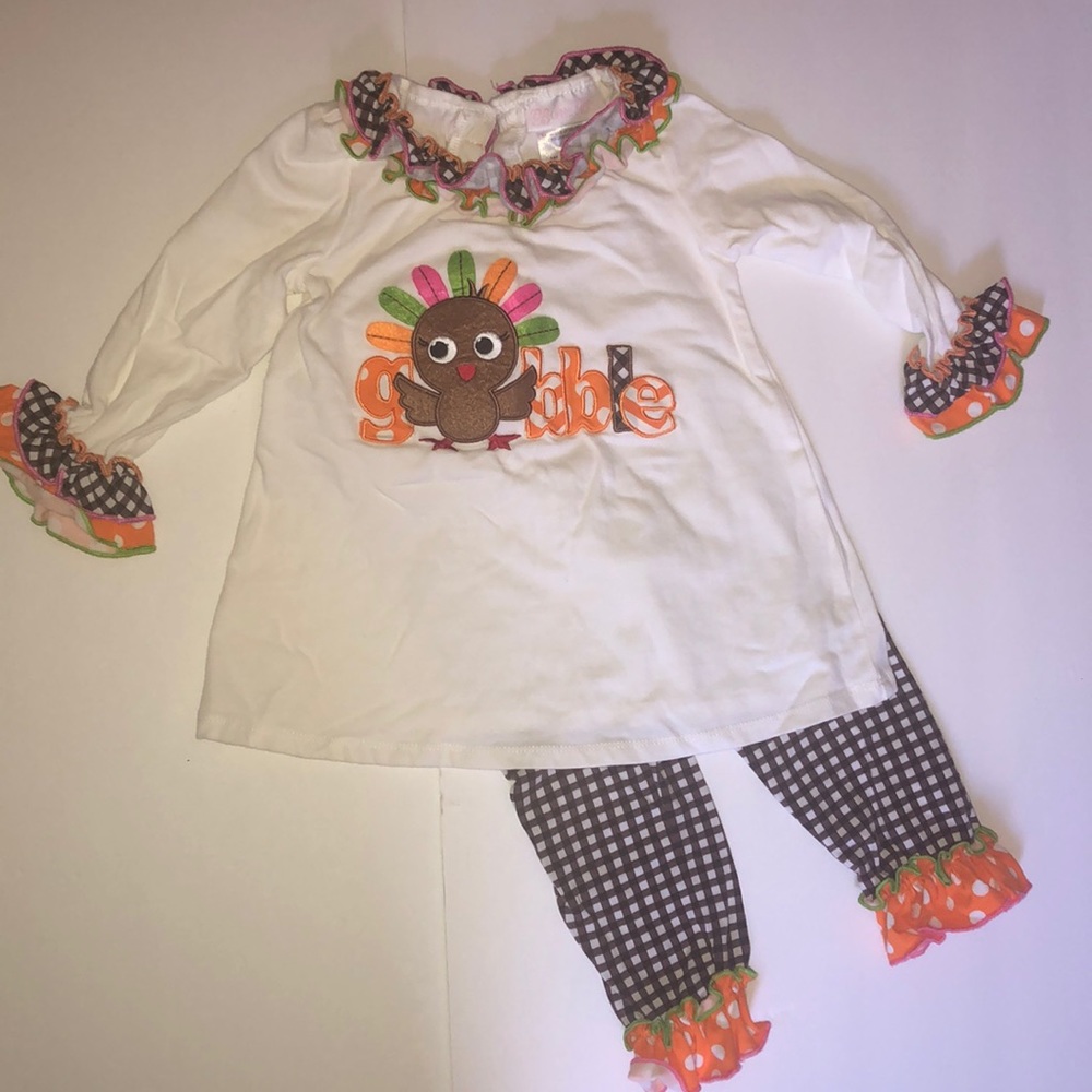 Thanksgiving girls outfit 24 months